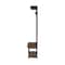 Alaterre Furniture Pomona Entryway Hall Tree with Bench, Shelves & Coat Hooks, Depth: 14 AMBA2820 - alternate 7